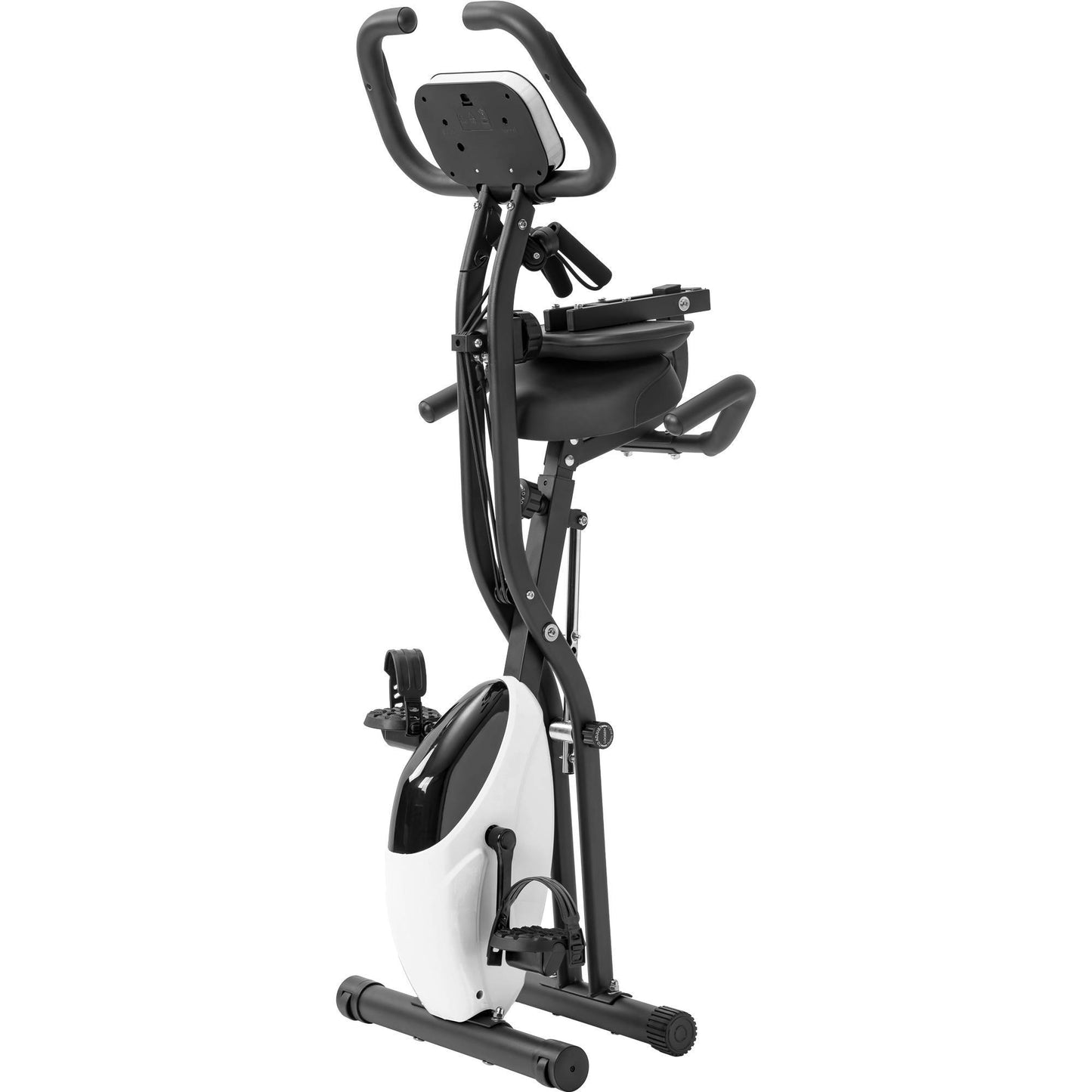 FlexFold Upright & Recumbent Folding Exercise Bike – 10-Level Tension