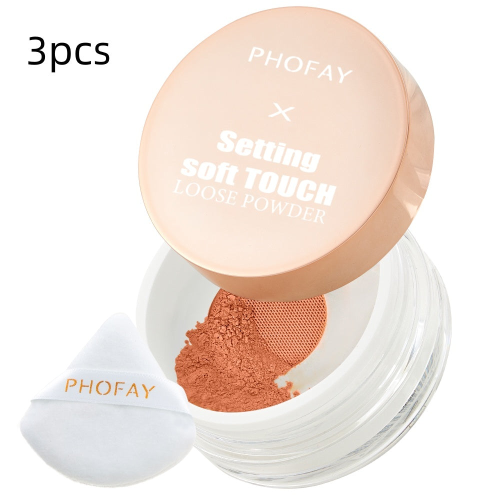 PHOFAY Soft-Touch Setting Powder – Shine Control & Smooth Finish