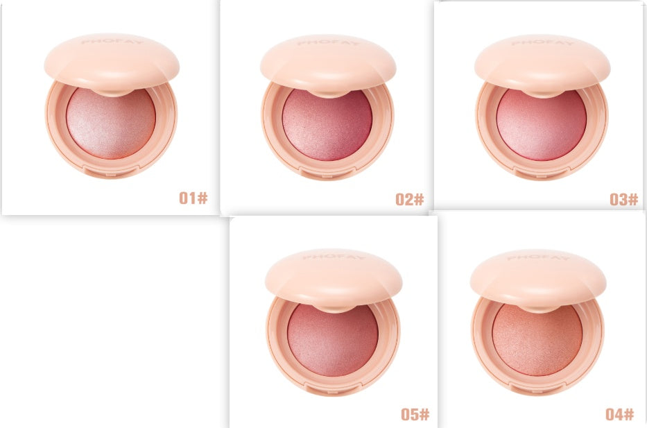 PHOFAY Luminous Powder Blush – Radiant Soft-Glow Cheek Color