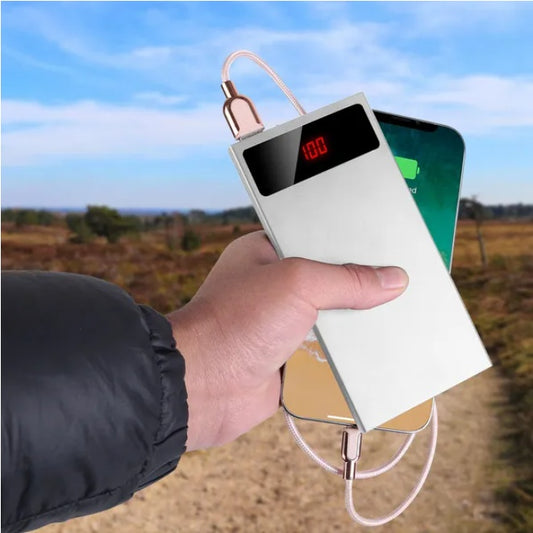 20000mAh Portable Power Bank Ultra-thin External Battery