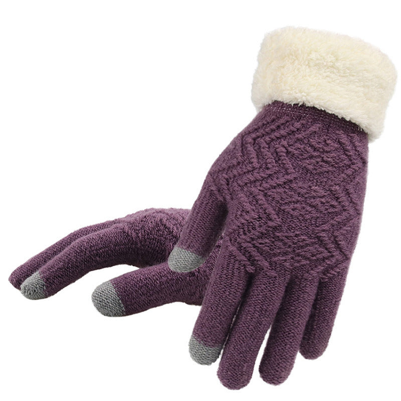 CozyKnit Winter Gloves – Warm Soft Knitted Gloves for Cold Weather