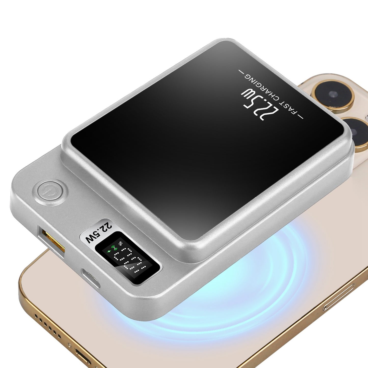 MagBoost 2-in-1 10000mAh Magnetic Wireless PD20W Fast Charging Power Bank