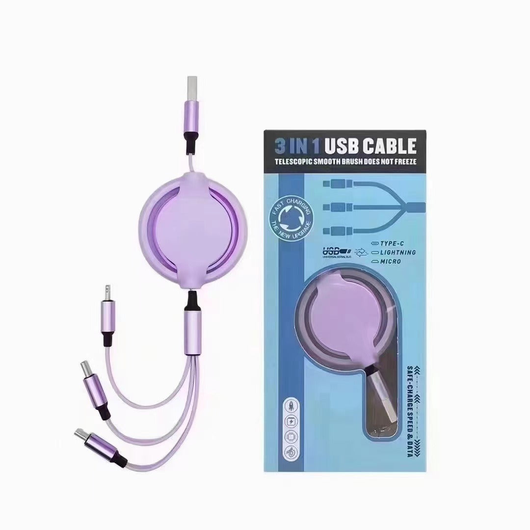 TriLink 3-in-1 Multi-Device Fast Charging Data Cable