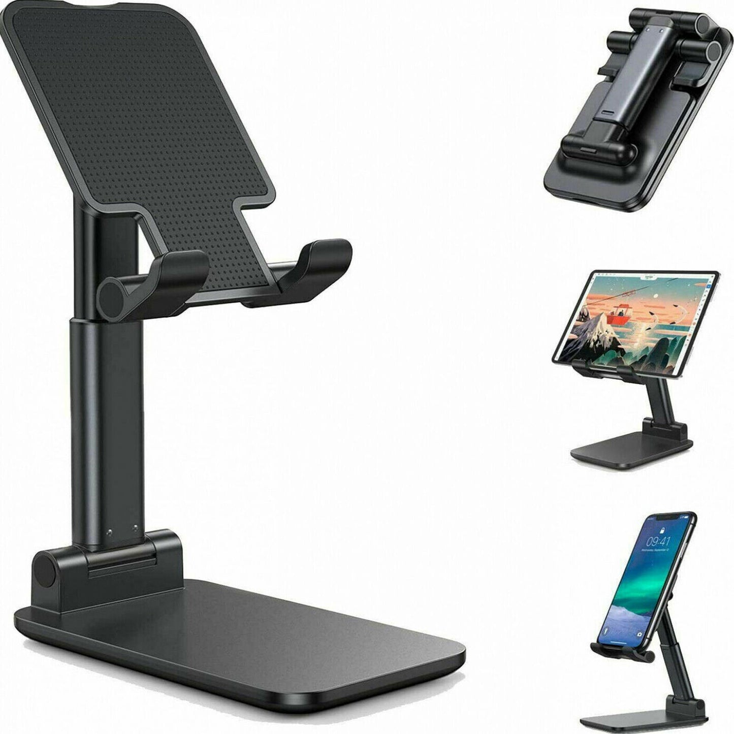 FlexMount Foldable Desktop Phone & Tablet Stand Holder