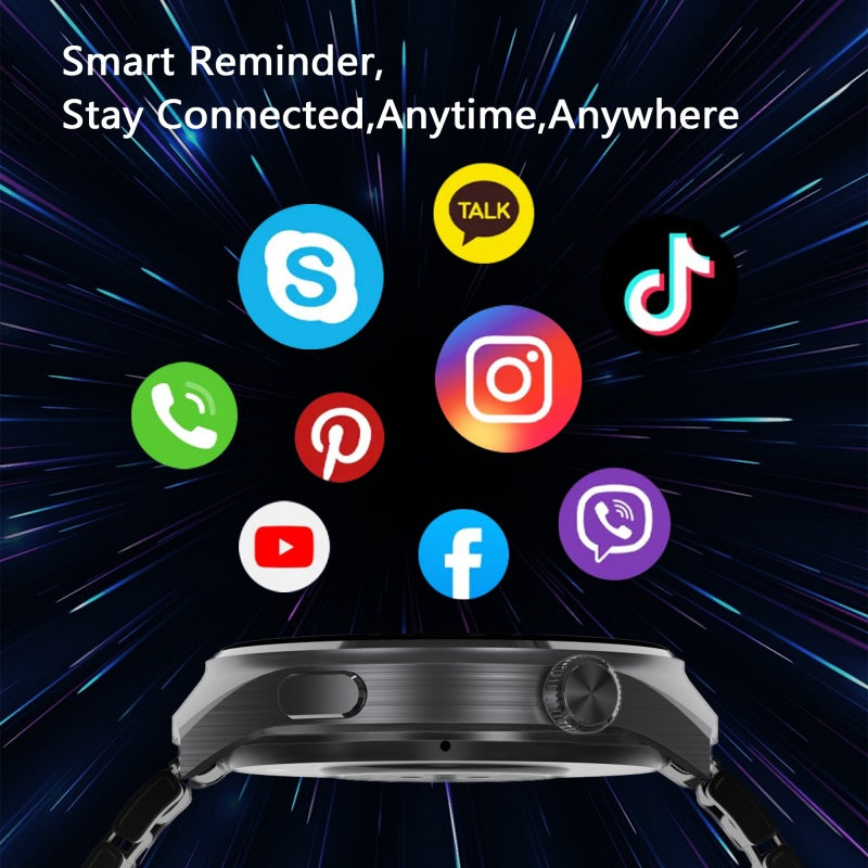 SENBONO V19 Business Pro Smartwatch – Classic Style with Smart Performance