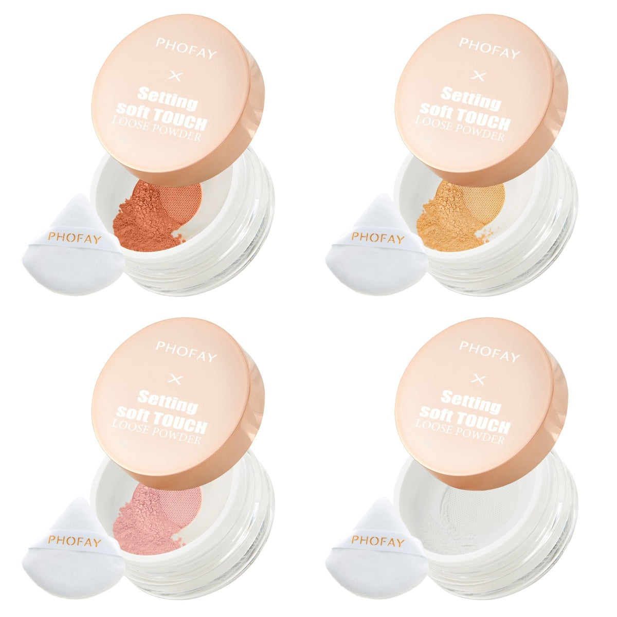 PHOFAY Soft-Touch Setting Powder – Shine Control & Smooth Finish