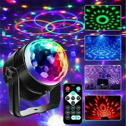 PartyBeam Sound-Activated Disco LED Strobe Light