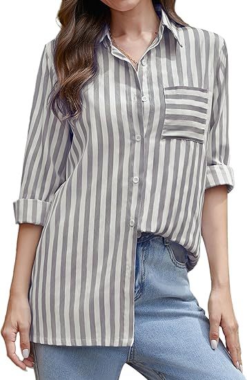 Women’s Classic Stripe Long Sleeve Shirt
