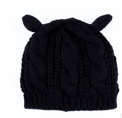KittyKnit Ear Beanie – Cute Cat Ear Winter Hat for Autumn & Winter