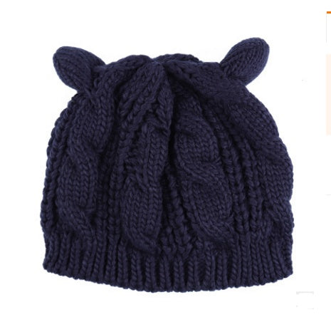 KittyKnit Ear Beanie – Cute Cat Ear Winter Hat for Autumn & Winter