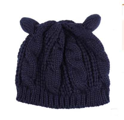 KittyKnit Ear Beanie – Cute Cat Ear Winter Hat for Autumn & Winter