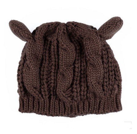 KittyKnit Ear Beanie – Cute Cat Ear Winter Hat for Autumn & Winter