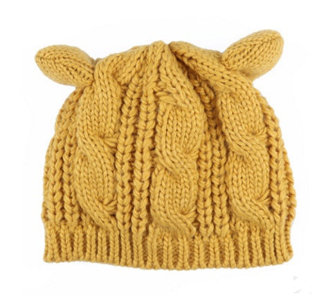 KittyKnit Ear Beanie – Cute Cat Ear Winter Hat for Autumn & Winter
