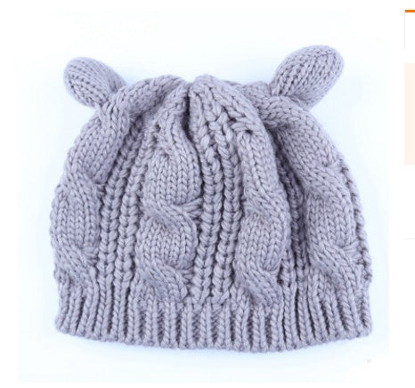 KittyKnit Ear Beanie – Cute Cat Ear Winter Hat for Autumn & Winter