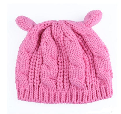KittyKnit Ear Beanie – Cute Cat Ear Winter Hat for Autumn & Winter