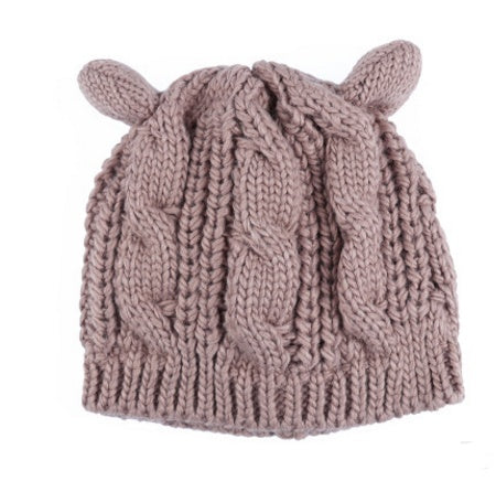 KittyKnit Ear Beanie – Cute Cat Ear Winter Hat for Autumn & Winter