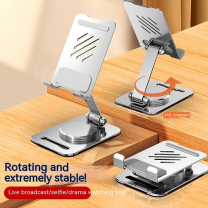 FlexiHold 360° Rotating Metal Desk Phone & Tablet Stand