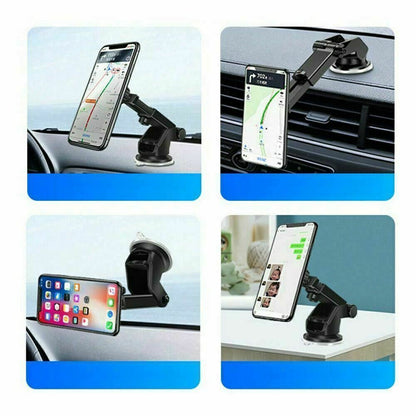GripMax Adjustable Car Bracket with Strong Suction Cup