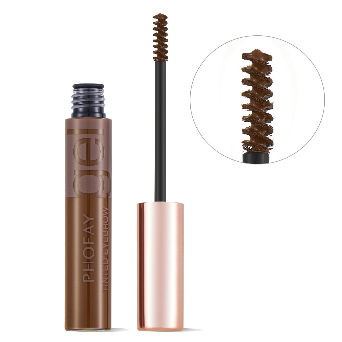PHOFAY Tint & Hold Brow Gel – Natural Color + All-Day Control