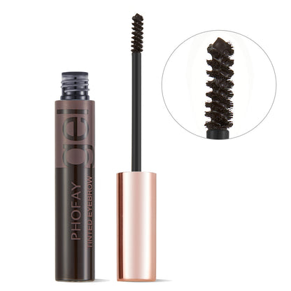 PHOFAY Tint & Hold Brow Gel – Natural Color + All-Day Control