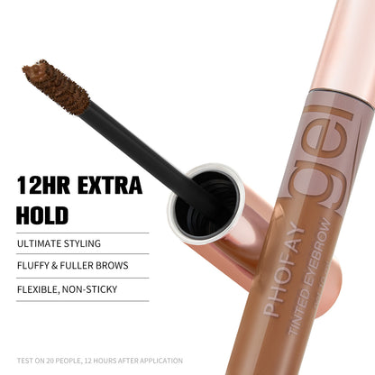 PHOFAY Tint & Hold Brow Gel – Natural Color + All-Day Control