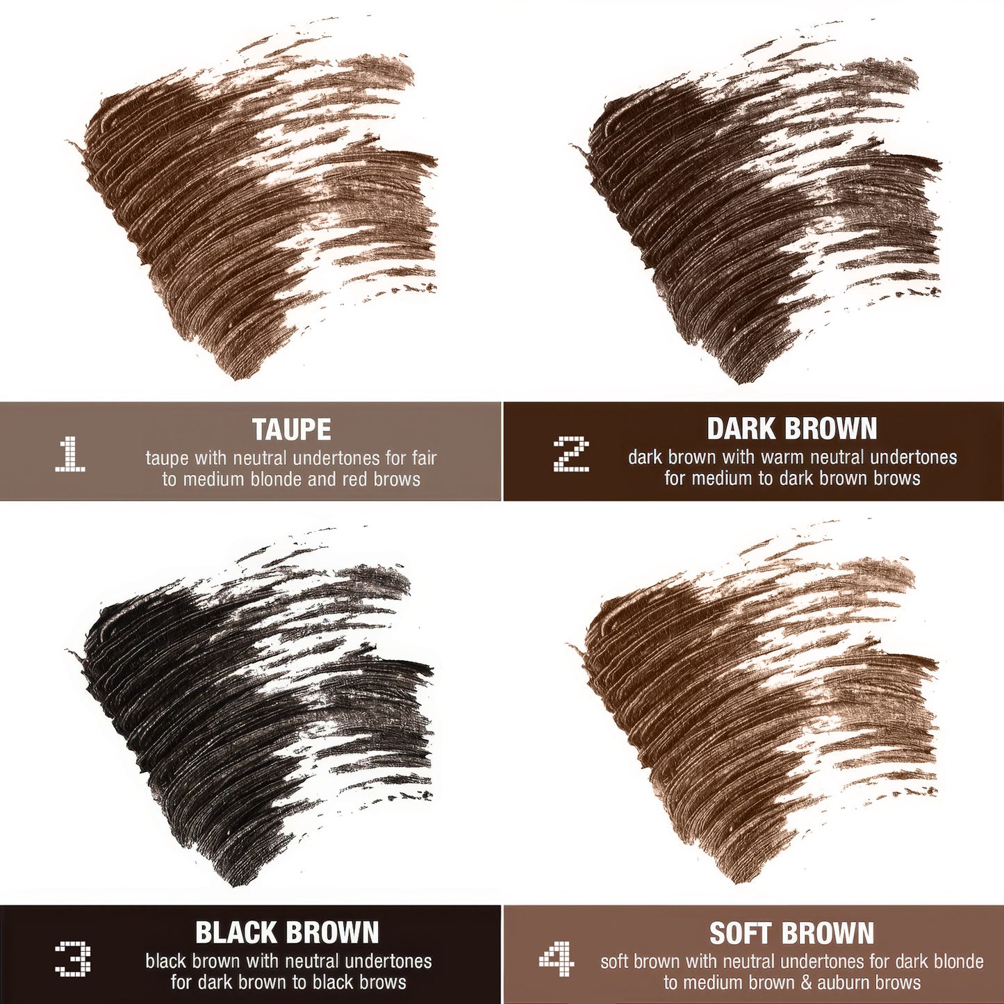 PHOFAY Tint & Hold Brow Gel – Natural Color + All-Day Control