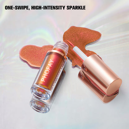 PHOFAY Liquid Glitter Eyeliner Set – Sparkling Precision Eye Glam