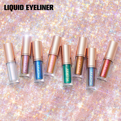 PHOFAY Liquid Glitter Eyeliner Set – Sparkling Precision Eye Glam