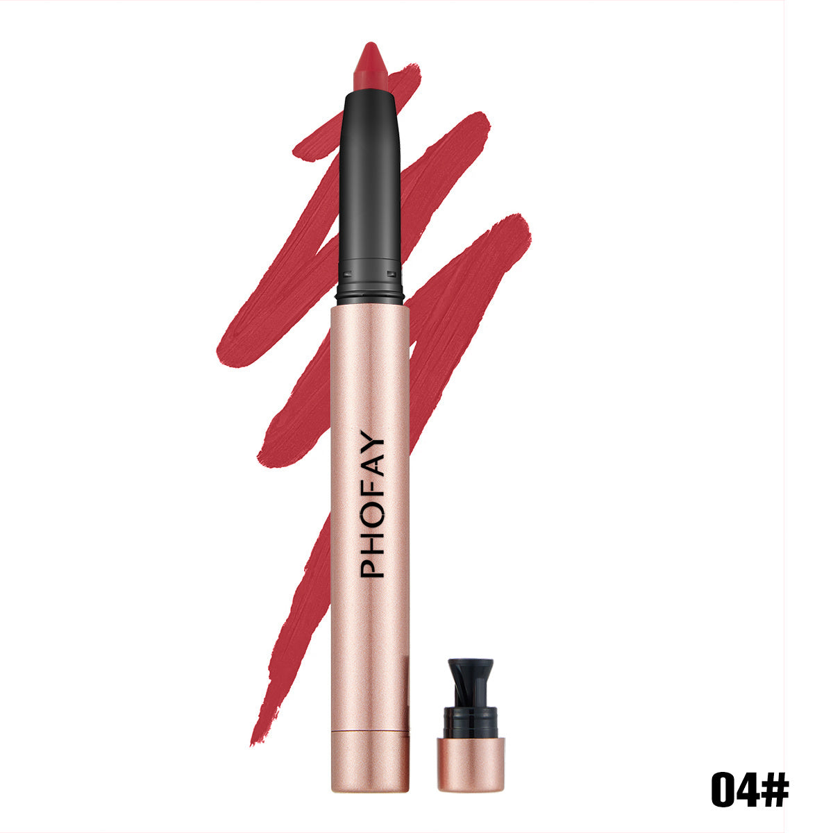 PHOFAY Matte Lip Liner & Lipstick Pen – Smooth Long-Wear Definition