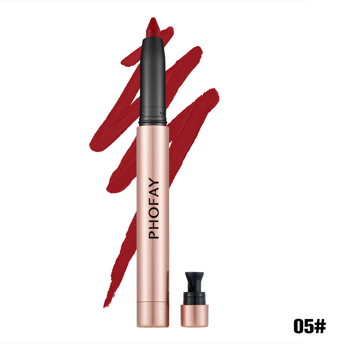 PHOFAY Matte Lip Liner & Lipstick Pen – Smooth Long-Wear Definition