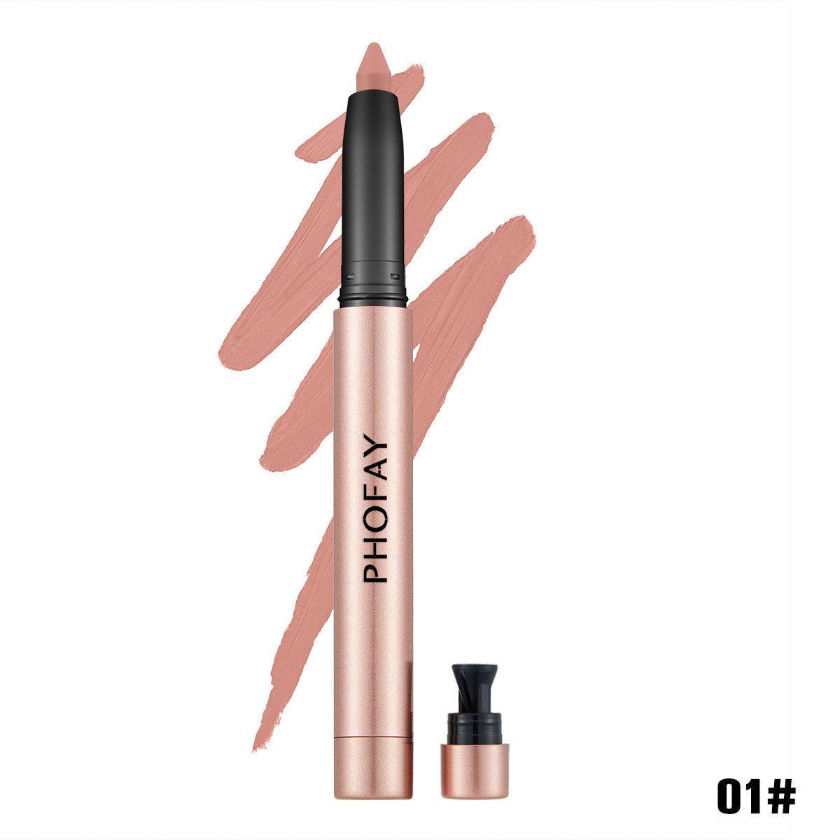 PHOFAY Matte Lip Liner & Lipstick Pen – Smooth Long-Wear Definition