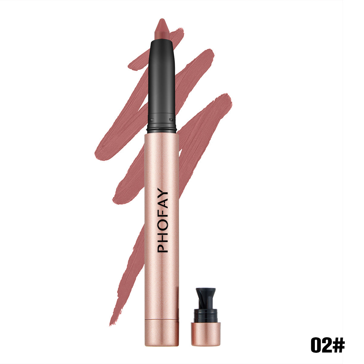 PHOFAY Matte Lip Liner & Lipstick Pen – Smooth Long-Wear Definition