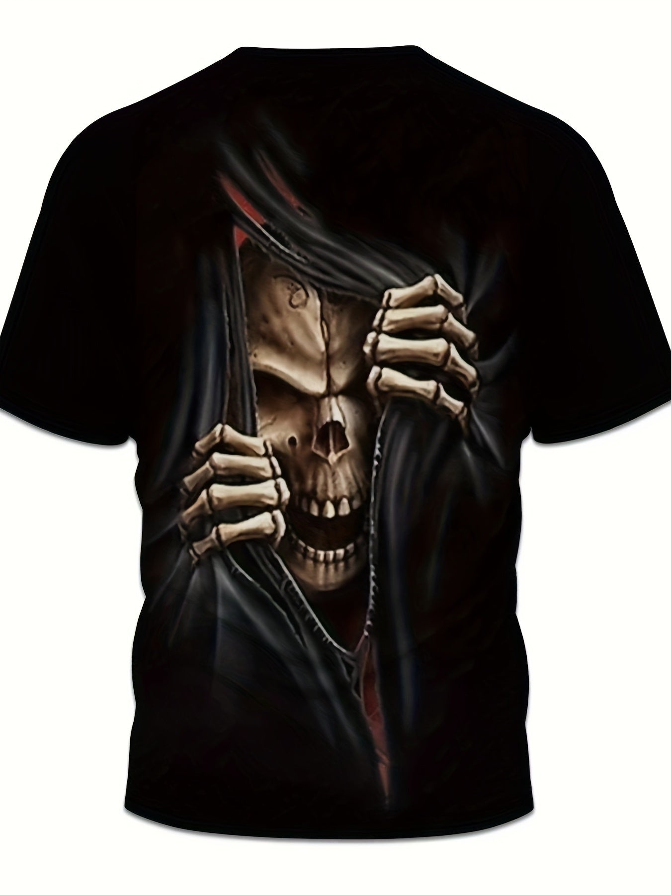 SkullRogue Men’s 3D Skull Printed Summer T-Shirt