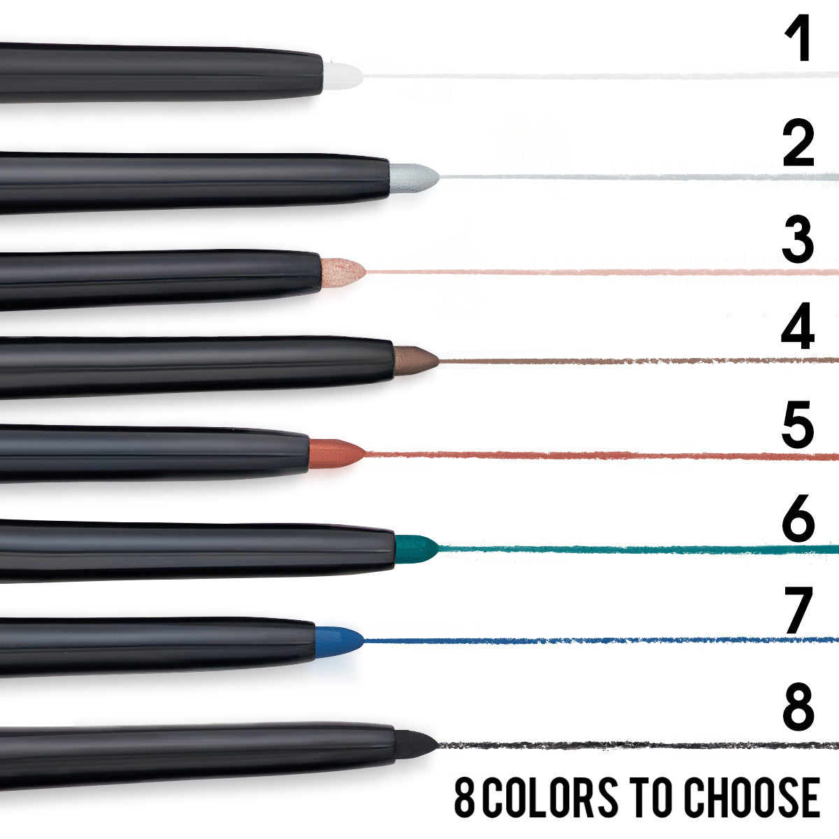PHOFAY Waterproof Colorful Eyeliner – Bold Long-Lasting Precision