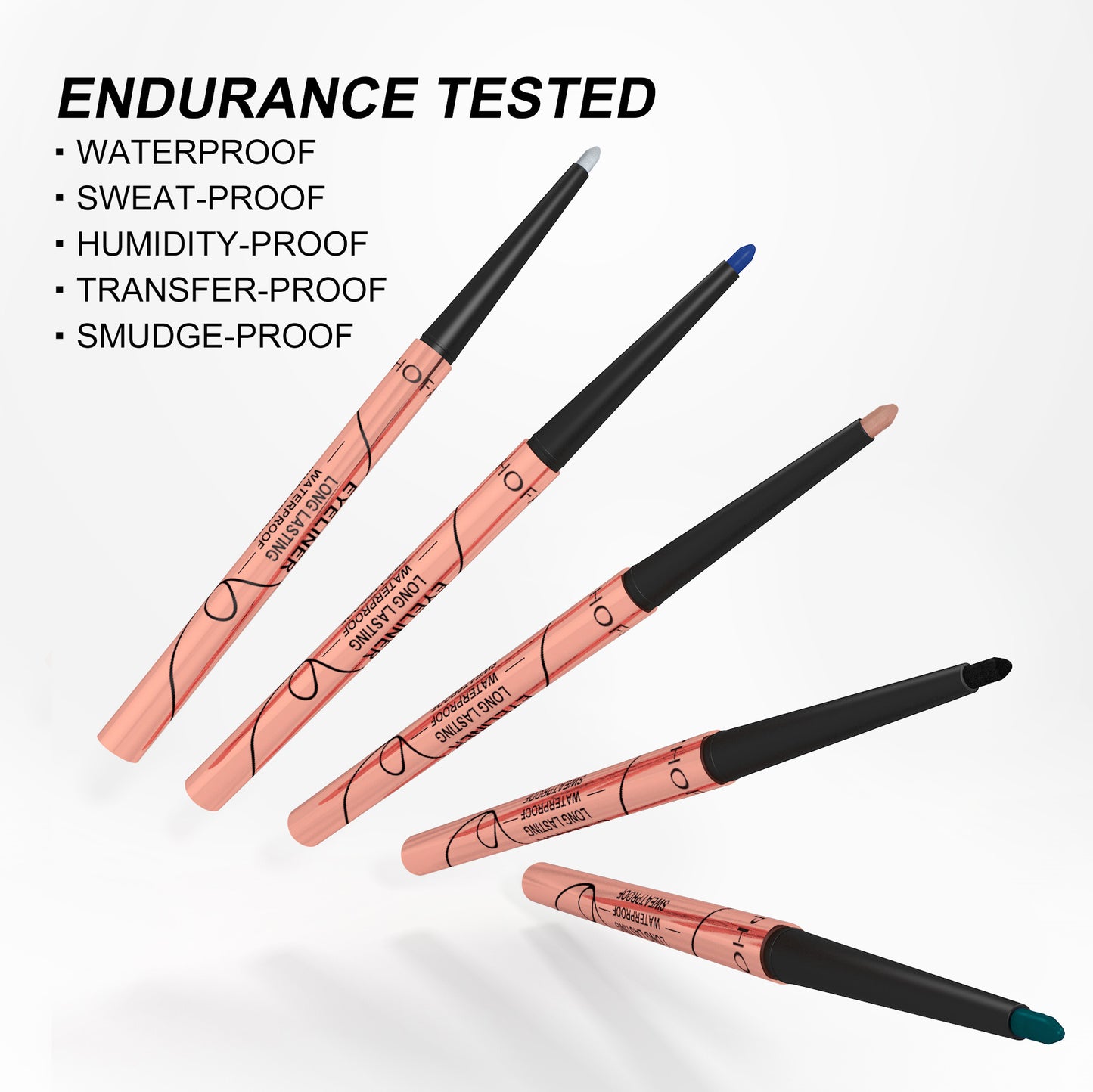 PHOFAY Waterproof Colorful Eyeliner Set – Long-Lasting Precision Eye Art Collection