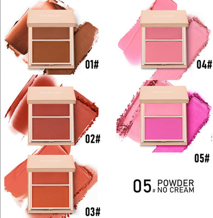 PHOFAY Cream–Powder Blush Duo – Natural Glow & Long-Wear Finish