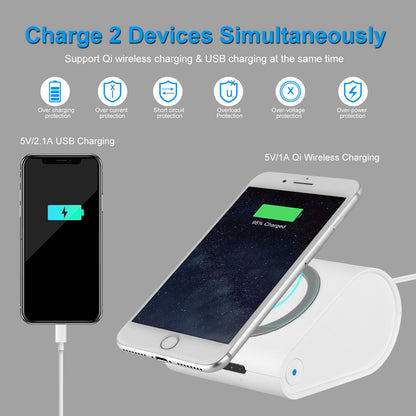 PowerWave 10400mAh Qi Wireless Fast Charging Power Bank
