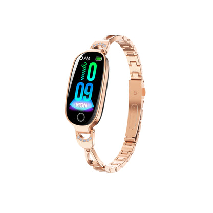 Golden Aura Women’s Smart Bracelet – Elegant Fitness & Health Companion