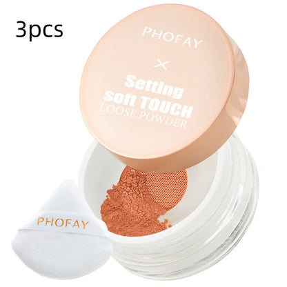 PHOFAY Soft-Touch Setting Powder – Shine Control & Smooth Finish