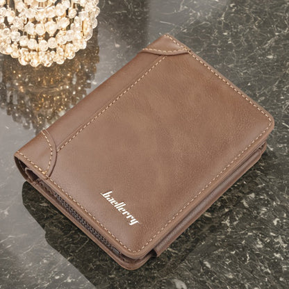 Men’s Classic Brown & Khaki Leather Wallet