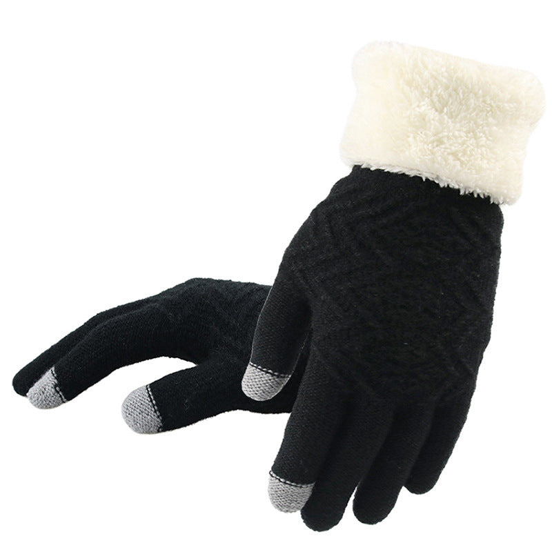 CozyKnit Winter Gloves – Warm Soft Knitted Gloves for Cold Weather