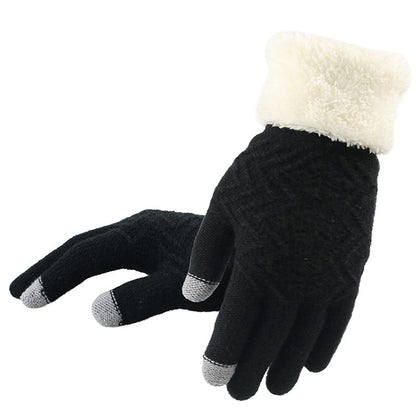 CozyKnit Winter Gloves – Warm Soft Knitted Gloves for Cold Weather