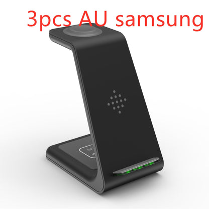 3-in-1 Fast Wireless Charging Station Dock