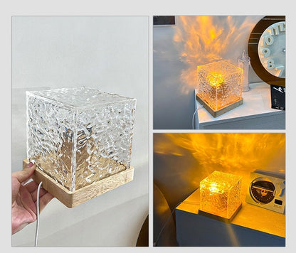 AquaGlow Water Ripple Ambient Night Light