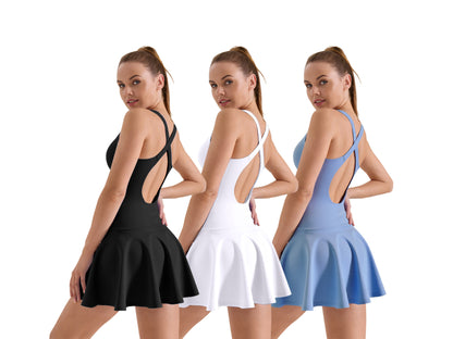 New Summer Nude Anti-walking Sports Dresses