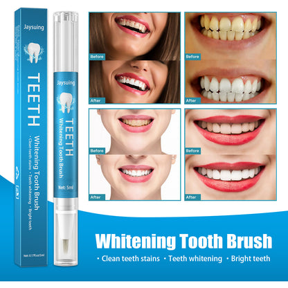 Jaysuing BrightSmile Teeth Whitening Pen – Instant Stain Removal & Shine Booster