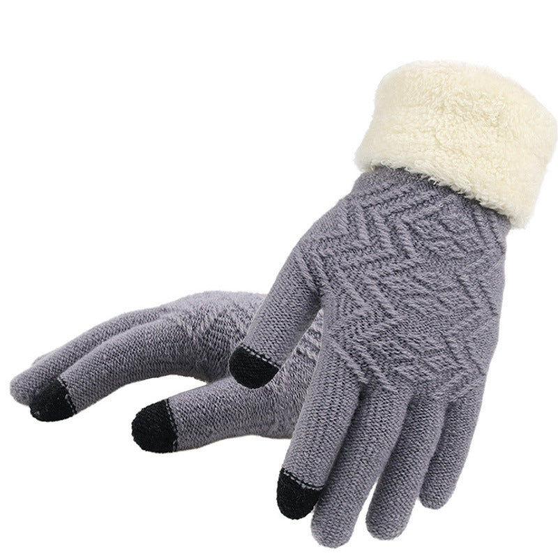CozyKnit Winter Gloves – Warm Soft Knitted Gloves for Cold Weather