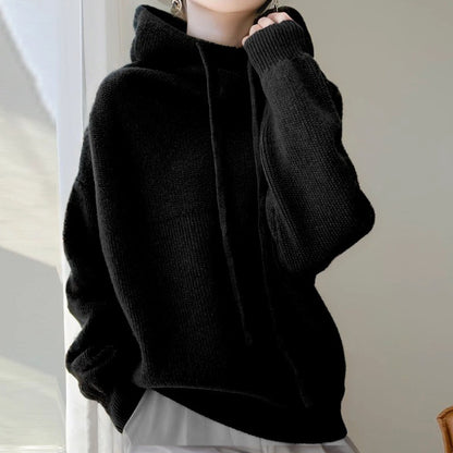 Cozy Luxe Thick Knit Sweater – Warm Lazy-Style Long Sleeve Top for Women