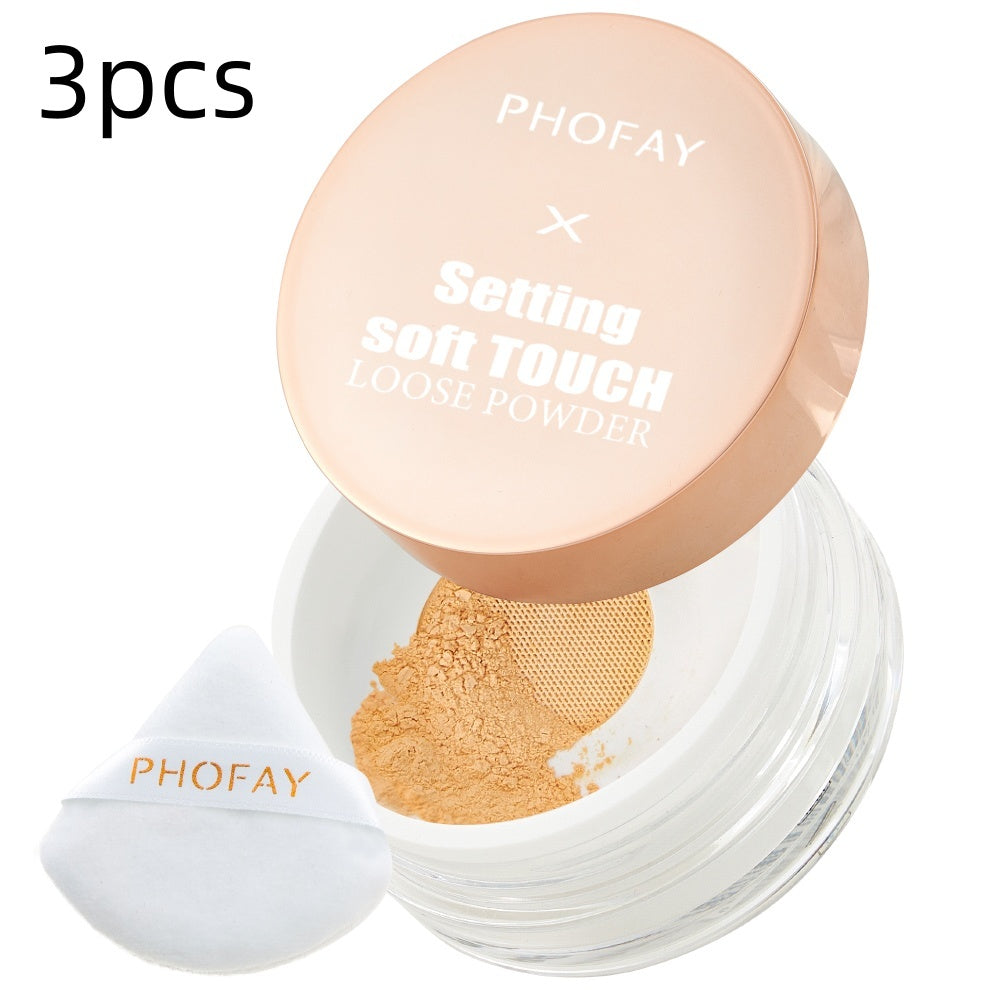 PHOFAY Soft-Touch Setting Powder – Shine Control & Smooth Finish