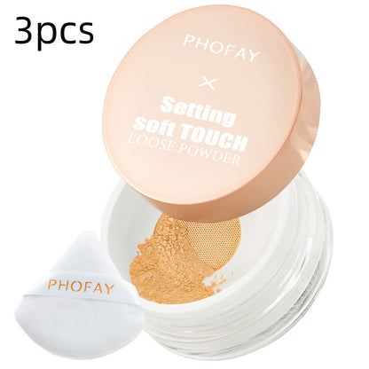 PHOFAY Soft-Touch Setting Powder – Shine Control & Smooth Finish